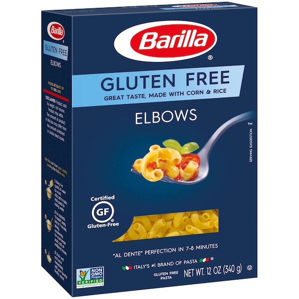 Barilla Gluten Free Elbow Pasta 12 Oz., PK8